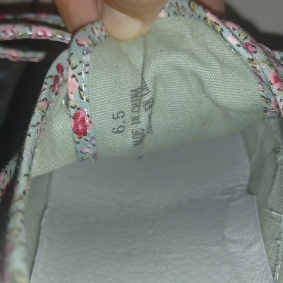 Jeffrey Campbell B2School BlueFloral Fabric Platform LaceUp Lug Sole Size 6.5 - Picture 7 of 8